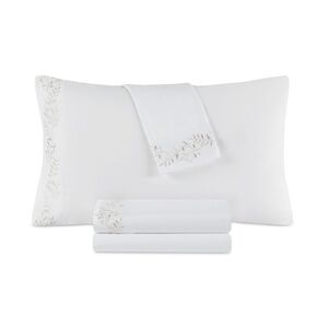 Decor Studio Holiday Embroidered Microfiber 3-Pc. Sheet Set, Twin - Medallion